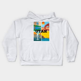 Utah Lover Design Kids Hoodie